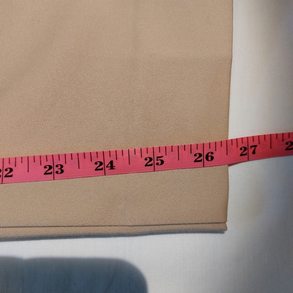 Investments The Park Ave Fit Elite Stretch Ankle Straight Pants Khaki Tan 16 EUC - Picture 9 of 15